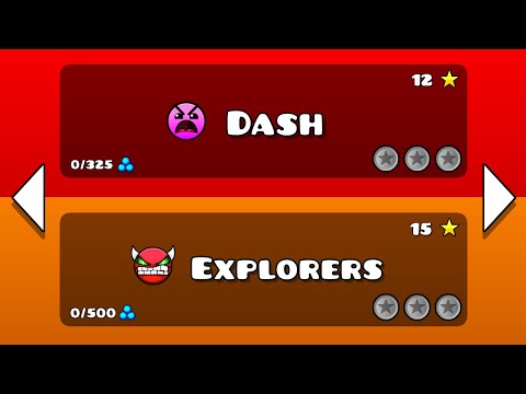 Dash, and Explorers | Geometry dash 2.2