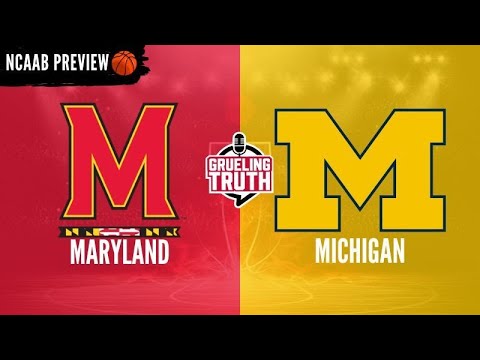 College Basketball Preview Show Maryland vs Michigan, preview and prediction!