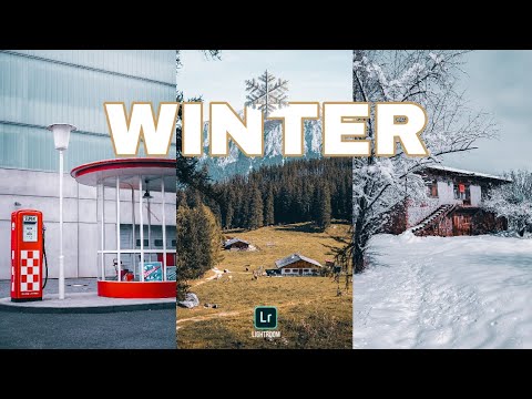 winter ❄️☃️ Lightroom presets tutorial #lightroom #freepreset #preset