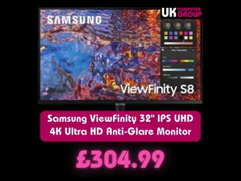 Samsung ViewFinity 32" IPS UHD 4K Ultra HD Anti-Glare Monitor £304.99 w/code 👇🔥🔥