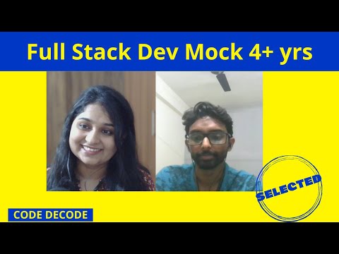 Java Full-Stack Web Developer Mock Interview 4+ year experience | Angular Spring Boot | Code Decode