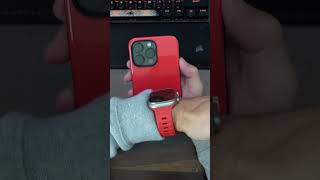 Nomad Racing Red Apple Watch Sport Band 2024,