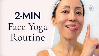 2-Minute Face Yoga That Really Makes A Difference