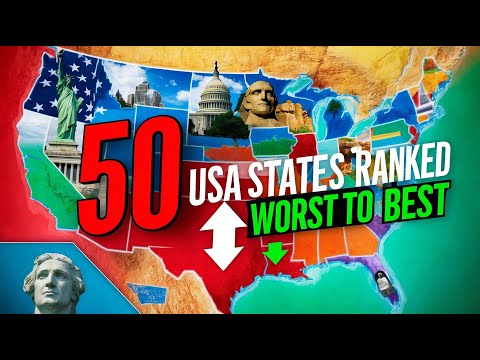 Ranking the USA States from WORST to BEST in 2024!