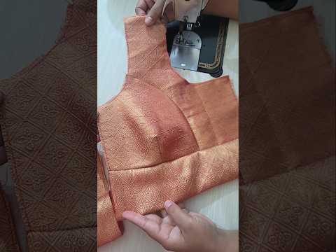 How to attached perfect katori #blouse #shorts #shortvideo