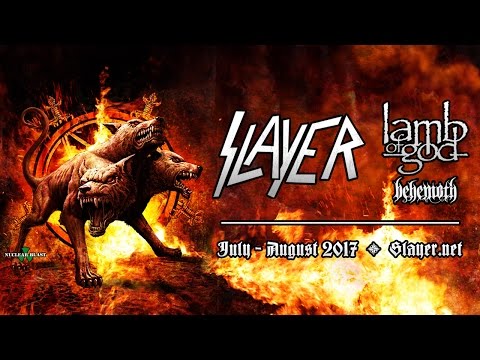 SLAYER - Summer Tour 2017 w/ Lamb of God, Behemoth (OFFICIAL TOUR TRAILER)