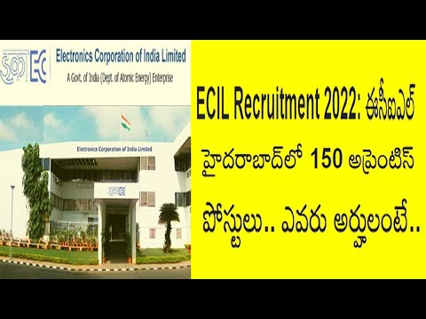 ecil recruitment 2022 apprentic   notification