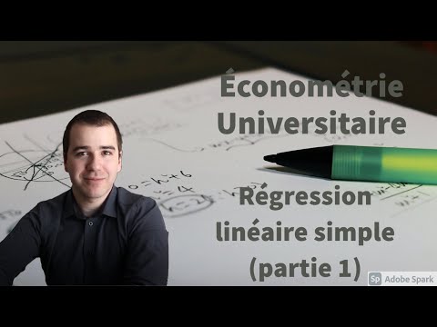 Économétrie - Régression linéaire simple