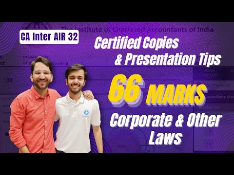 LAW Certified Copies of AIR | How to Write Answers | Presentation tips #cainter#cmainter #cainterlaw