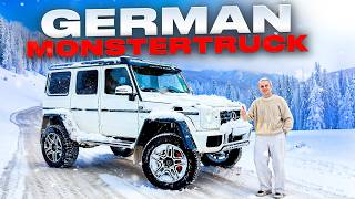 Useless or genius? - Testing the Mercedes G500 4X4 Squared on snow!