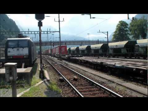 Gare d'Erstfeld - 25/08/2011  "EuroSprinter"