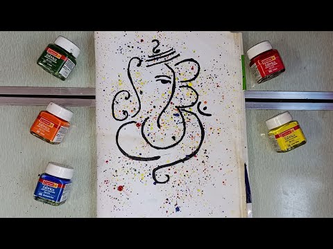 How to draw Lord Ganesh Ji Drawing With Step By Step | Ganesha Drawing | Easy Draw 😍 #ganesh