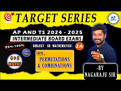 Permutation and combination one shot class 12 (4+2) Marks || PHYSICS IN TELUGU || #ipe2025 #maths