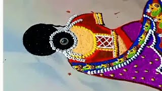 haldi kunku rangoli | makar sankranti rangoli | sankranti rangoli | haldi kumkum rangoli | rangoli