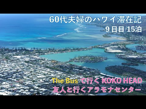 2023年7～8月15泊【9日目】The BusでKOKO HEAD /友人とアラモアナセンター