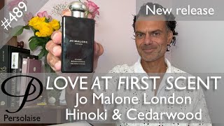 Jo Malone London Hinoki & Cedarwood perfume review on Persolaise Love At First Scent episode 489