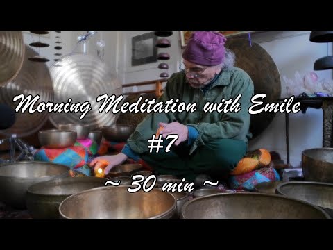 MORNING MUSICAL MEDITATION W/EMILE #7 WITH ALL CHAKRA NOTES INCLUDED! PEACE! WWW.TEMPLESOUNDS.NET