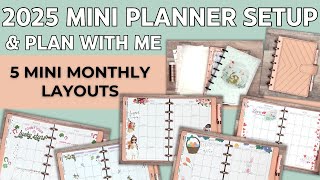 2025 MINI PLANNER SETUP & PLAN WITH ME | PLANNER MOVE IN PLANNER SET UP MINI HAPPY PLANNER ON-THE-GO