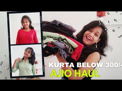 Ajio Haul|| Kurta Below 300/-|| Track Pants & Joggers|| Affordable Online Shopping