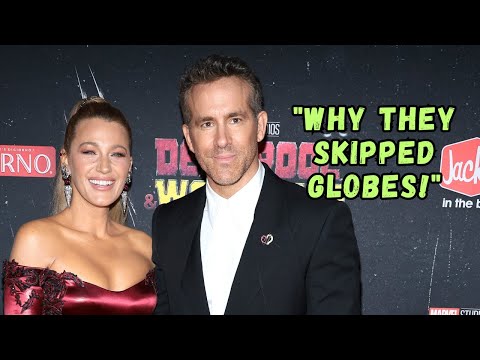 Why Ryan Reynolds and Blake Lively Aren’t at the 2025 Golden Globes Despite a Nom!