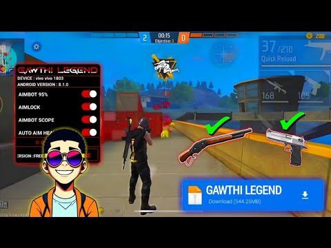 Free Fire Injector GAWTHI LEGEND | Injector SENSI Hack - Auto Headshot ✅ HOLOGRAM 🔥 100% Antiban |