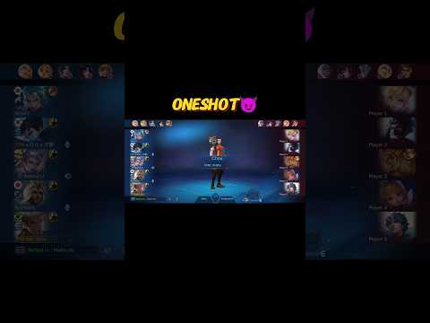 ONESHOT + ECHO SKIN🔥 #mobilelegends #Iorichou #shorts