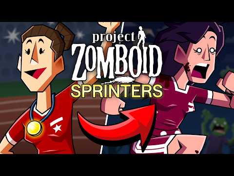 Can an OLYMPIAN Survive SPRINTING ZOMBIES? - Project Zomboid