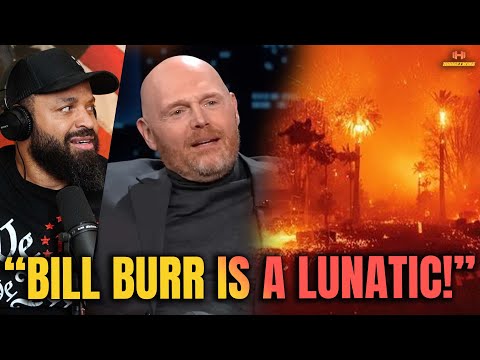 Bill Burr Goes WOKE and PRAISES California Democrats WILDFIRE Response on Jimmy Kimmel Show!