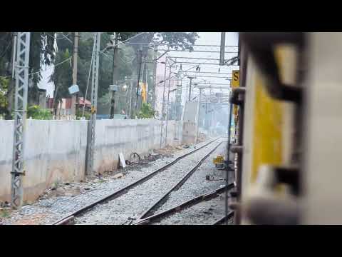 Track Section between KSR and SMVT train terminal in Bengaluru (Bangalore)