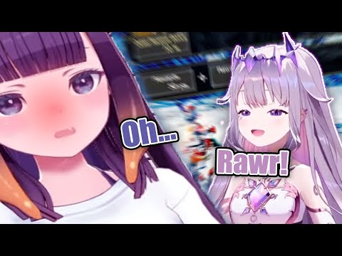 Ina Takes Diffrent Damage when Bijou Act Terrifying...【Hololive EN】