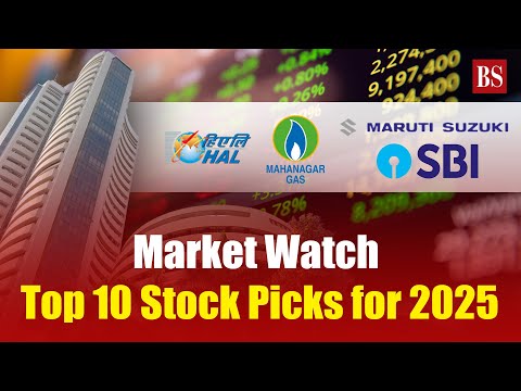 Market Watch: Top 10 Stock Picks for 2025 | Nifty 50 | Sensex | Nifty Bank | SBI Stock | HAL