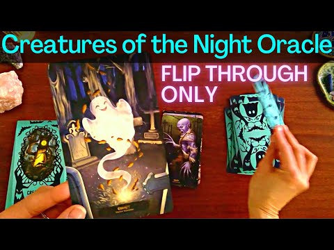 👾👹🃏 Creatures Of The Night Oracle Deck 🔮✨ Just The Flip Through