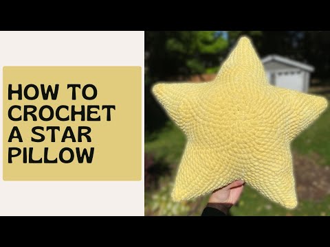 Crochet Star Pillow | Crochet Amigurumi Tutorial