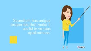 Scandium The Rare Earth Metal with Surprising Applications | Interesting Chemistry