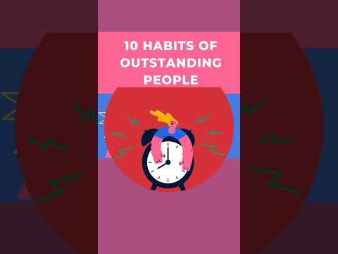 10 Habits Of OUTSTANDING PEOPLE 🔥🔥#youtubeshorts #shorts