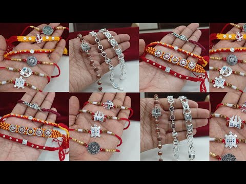 new silver special Rakhi Designs with price 2024 || latest silver rakhi collection || चांदी की राखी