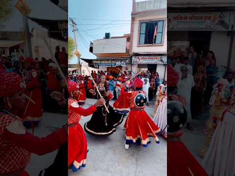 राजस्थान की सबसे जायदा चलने वाले गेर डांस मुंडारा गांव चामुंडा माता #rajasthan #dancevideo