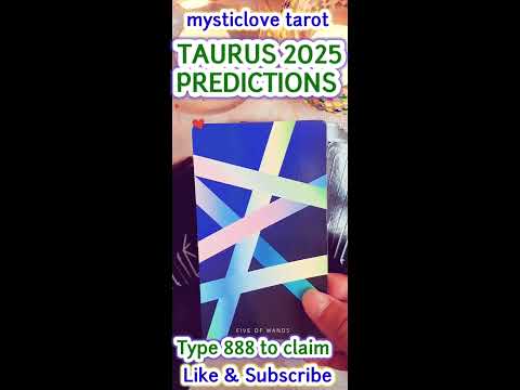 💕TAURUS 2025 PREDICTIONS - What Can You Expect?😍#englishtarot#shorts#taurus2025predictions