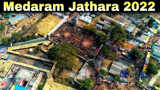 Medaram Jatara 2022 Drone view | Medaram Sammakka Sarakka Jatara 2022 | #MedaramJatara2022