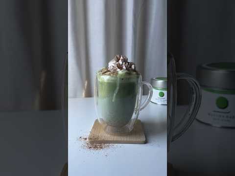 warm cookie butter pumpkin spiced matcha latte | a cozy recipe to welcome fall!