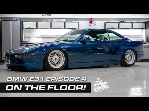 BMW E31 840Ci Airlift Install Part 2 | Slam Sanctuary Customs BMW E31 EP4