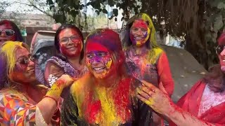 Holi festival celebrated with bursts of colour across India