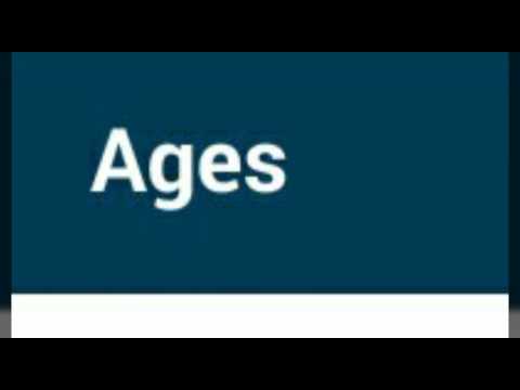 Important formula for 'AGES' problems