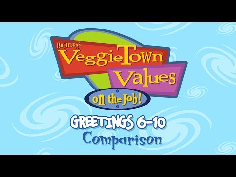 VeggieTown Values: On the Job! Greetings 6-10 Comparison