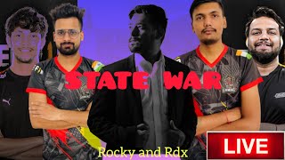 🔴 Watch Party in State War with @ROCKYRDX @FOZYAJAY @jontylive2919 @pahadigamer_official