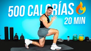 🔥 QUEMA MUCHAS CALORÍAS con este CARDIO HIIT de 20 MIN - Ejercicios en CASA para BAJAR DE PESO