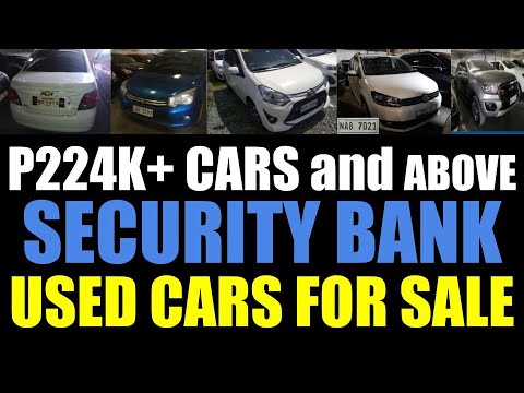 P224K+ SECURITY BANK USED CARS FOR SALE