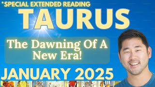 Taurus January 2025-  YOUR HOPES AND DREAMS FULFILLED 🥂🌠 Tarot Horoscope