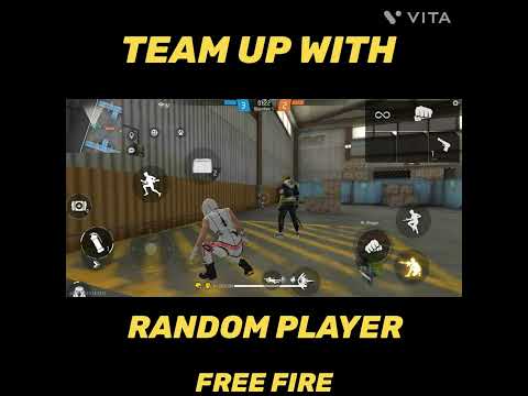 TEAM UP WITH RANDOM PLAYER FREE FIRE #shorts #freefire #shortsvideo #shortsviral