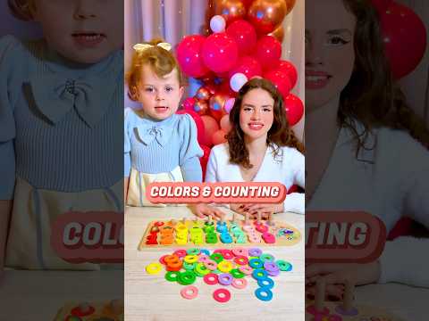 Colors & Counting Game for Toddlers | Educational Activities for Toddlers #shorts